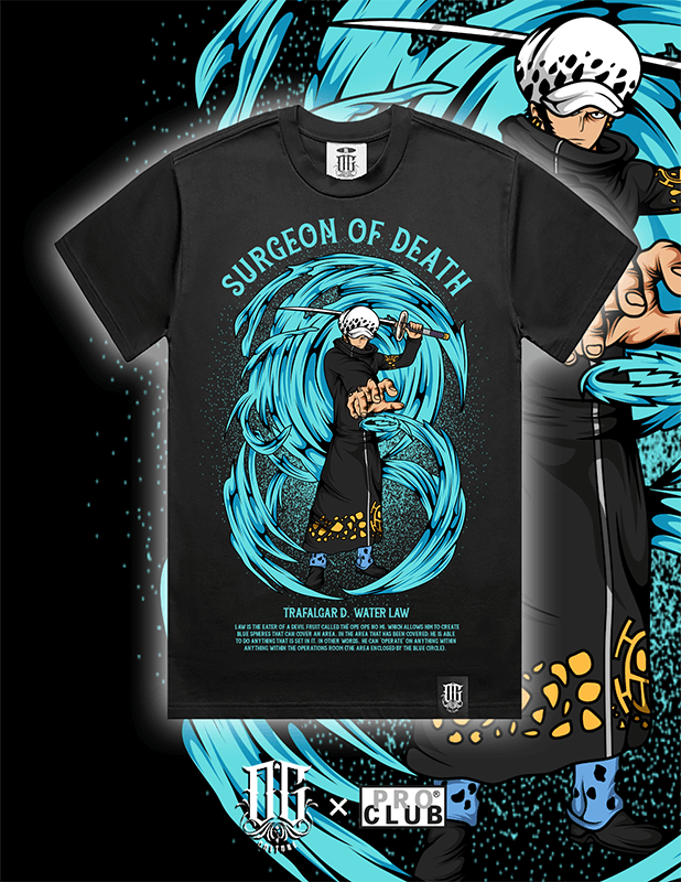 OG Culture Heavyweight Tee - One Piece Trafalgar Law
