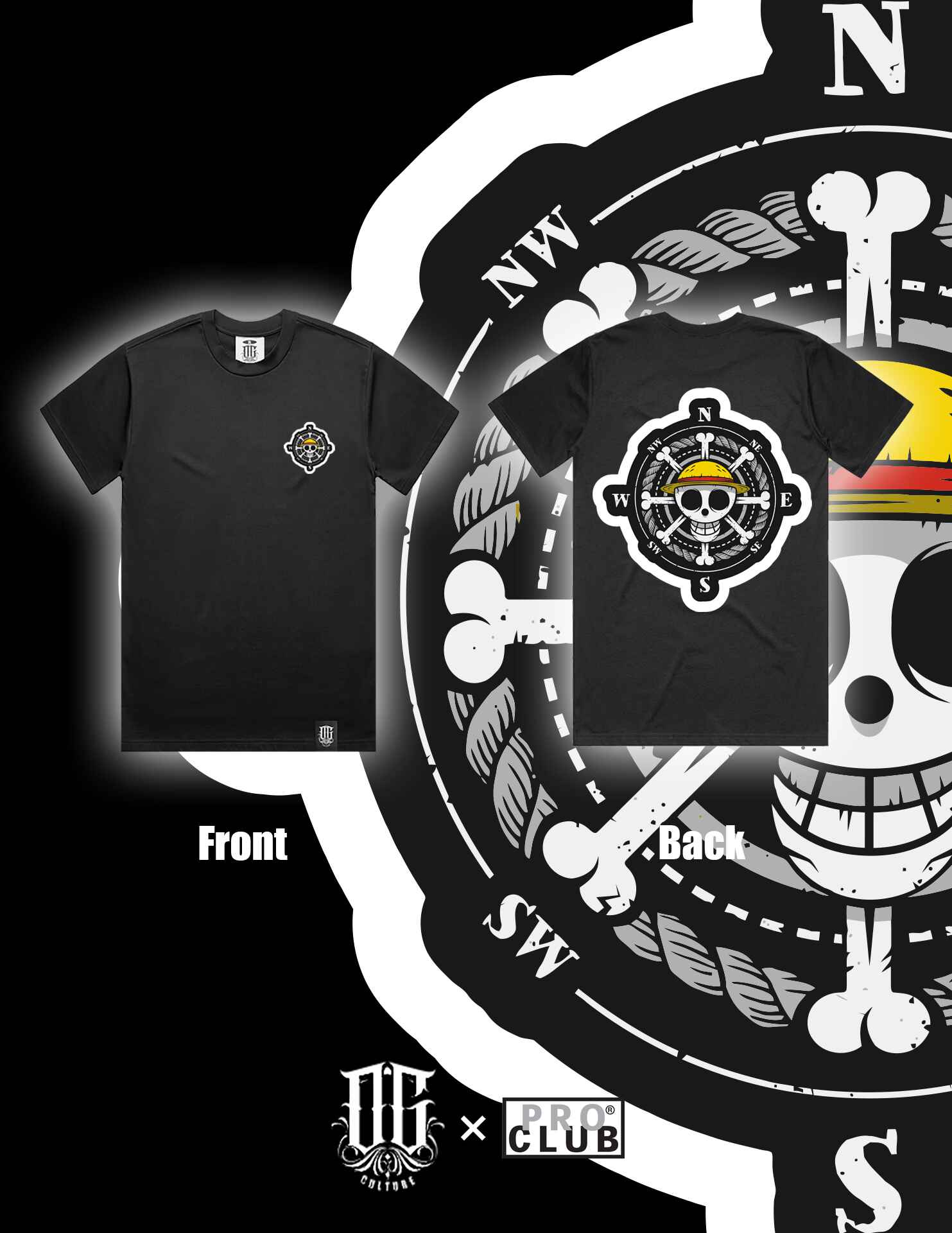 OG Culture Heavyweight Tee - One Piece Compass Logo