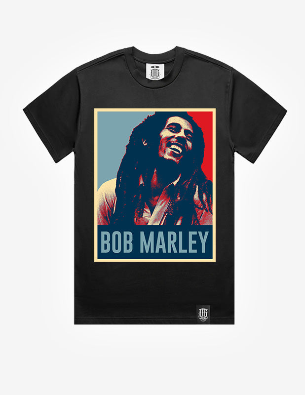 OG Culture Heavyweight Tee - Bob Marley Smile Portrait