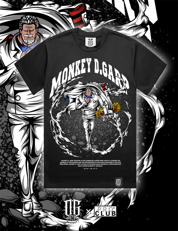 OG Culture Heavyweight Tee - One Piece Monkey D.Grap