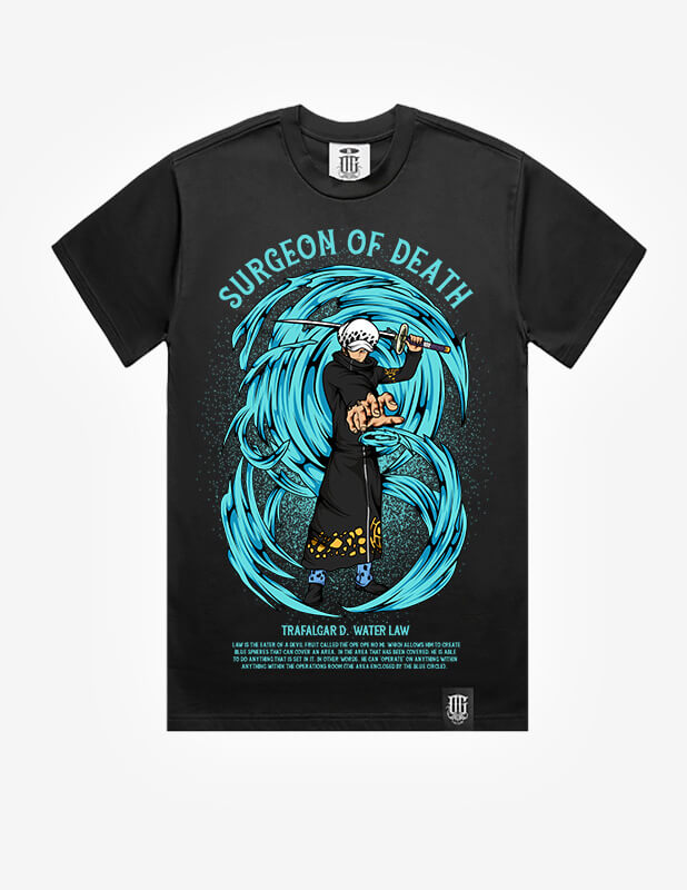 OG Culture Heavyweight Tee - One Piece Trafalgar Law
