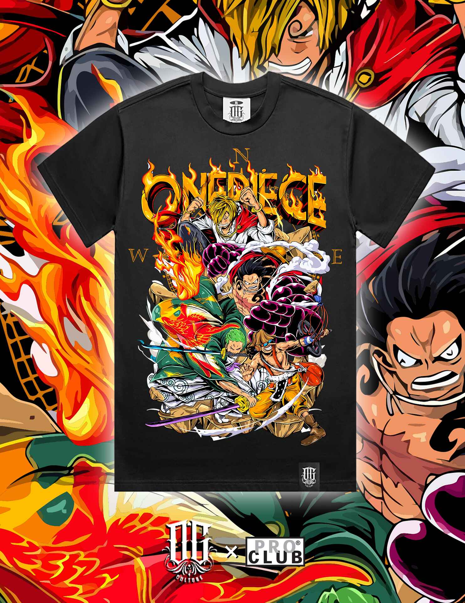 OG Culture Heavyweight Tee - One Piece Fire