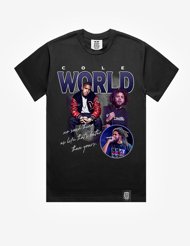 OG Culture X Pro Club Digital Printed Heavyweight Tee - J.Cole The World