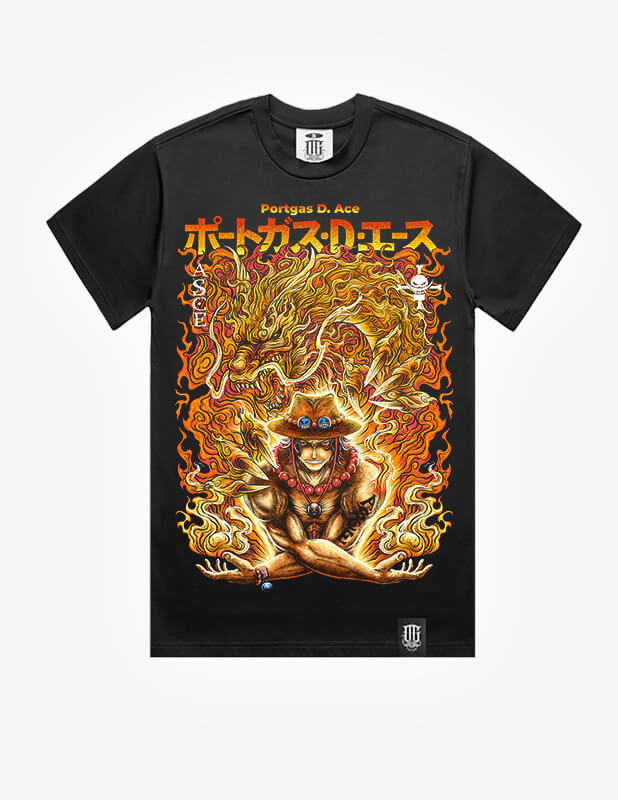 OG Culture Heavyweight Tee - One Piece Portgas D. Ace