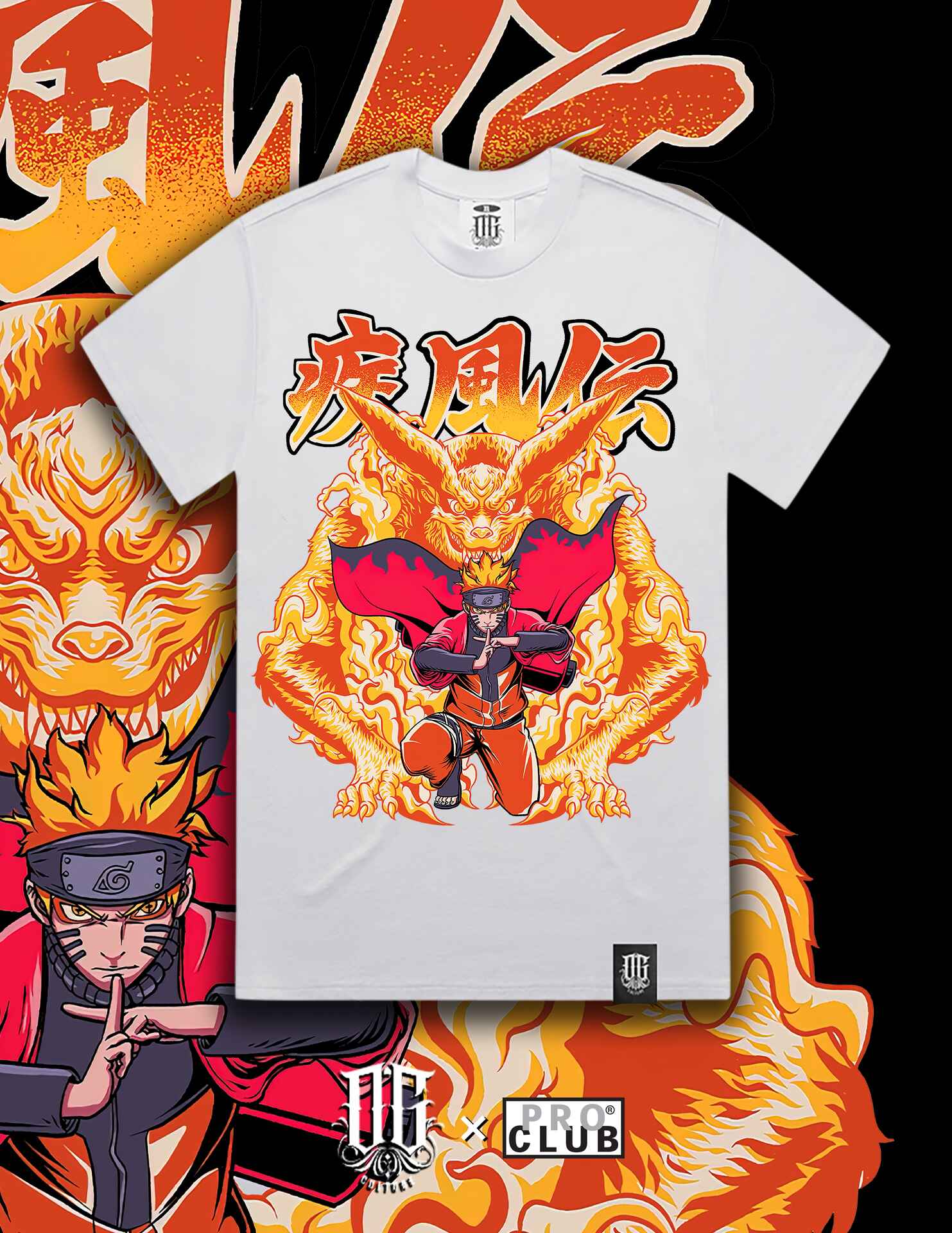 OG Culture Heavyweight Tee - Naruto Shippuden Move
