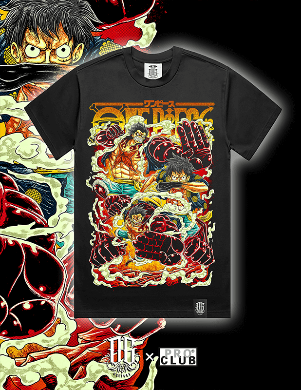 OG Culture Heavyweight Tee - One Piece Luffy Pouch