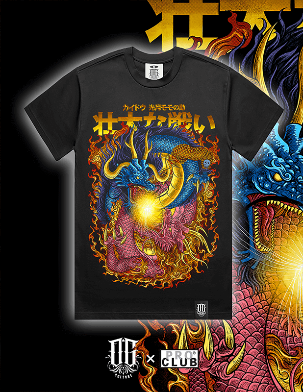 OG Culture Heavyweight Tee - One Piece Azure Dragon