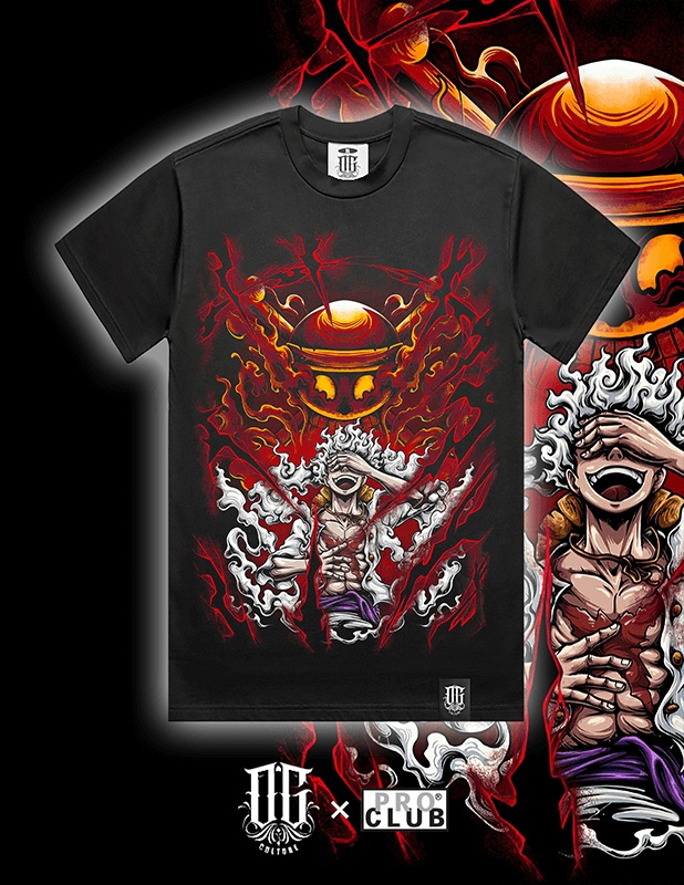 OG Culture Heavyweight Tee - One Piece Gear 5 Luffy