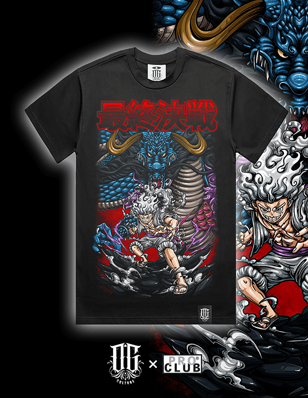 OG Culture Heavyweight Tee - One Piece Gear 5 Luffy & Dragon