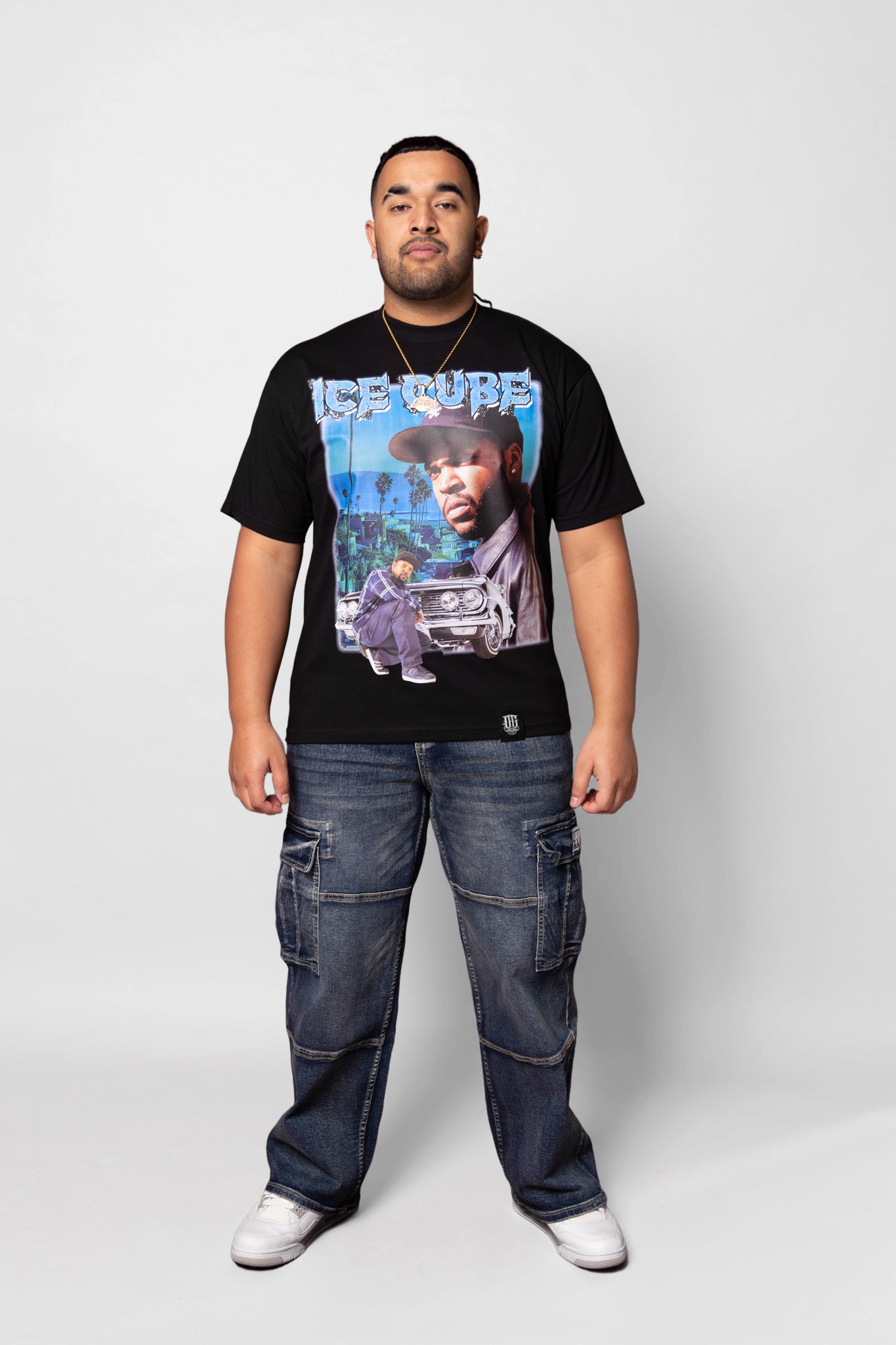 OG Culture X Pro Club Digital Printed Heavyweight Tee - Ice Cube