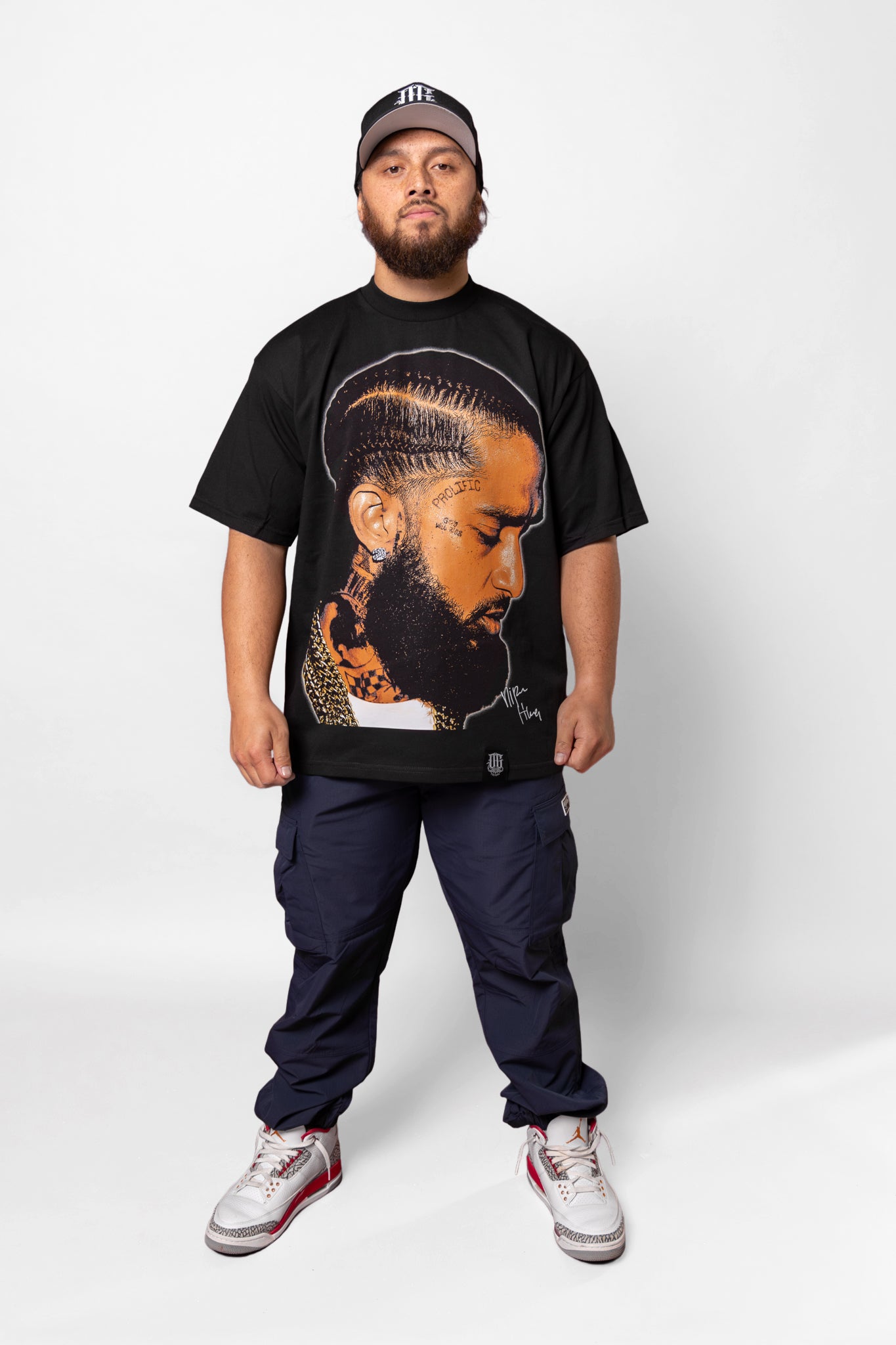 OG Culture Heavyweight Tee - Nipsey Hussle Portrait