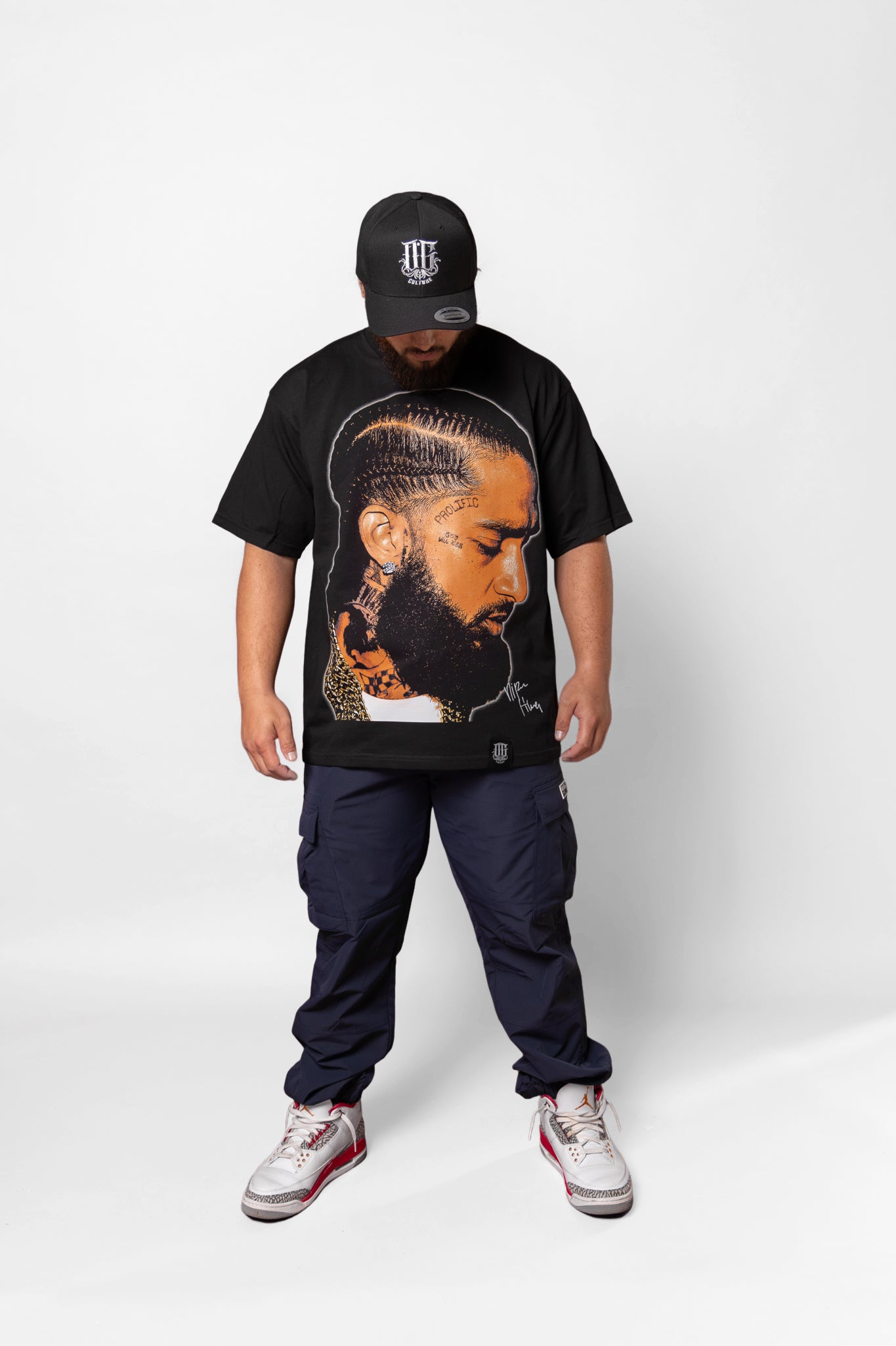 OG Culture Heavyweight Tee - Nipsey Hussle Portrait