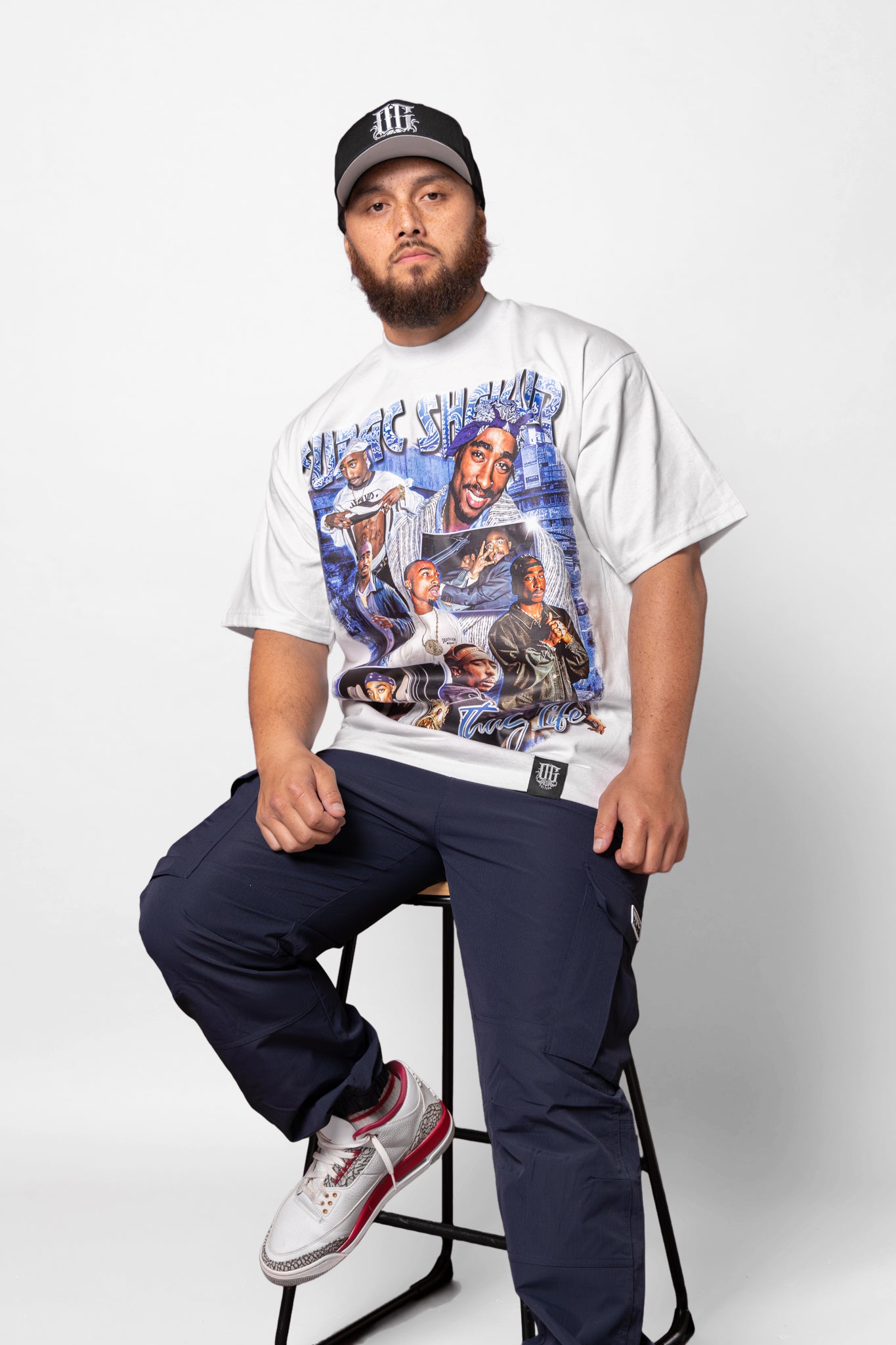 OG Culture Heavyweight Tee - Tupac Shakur Bandana