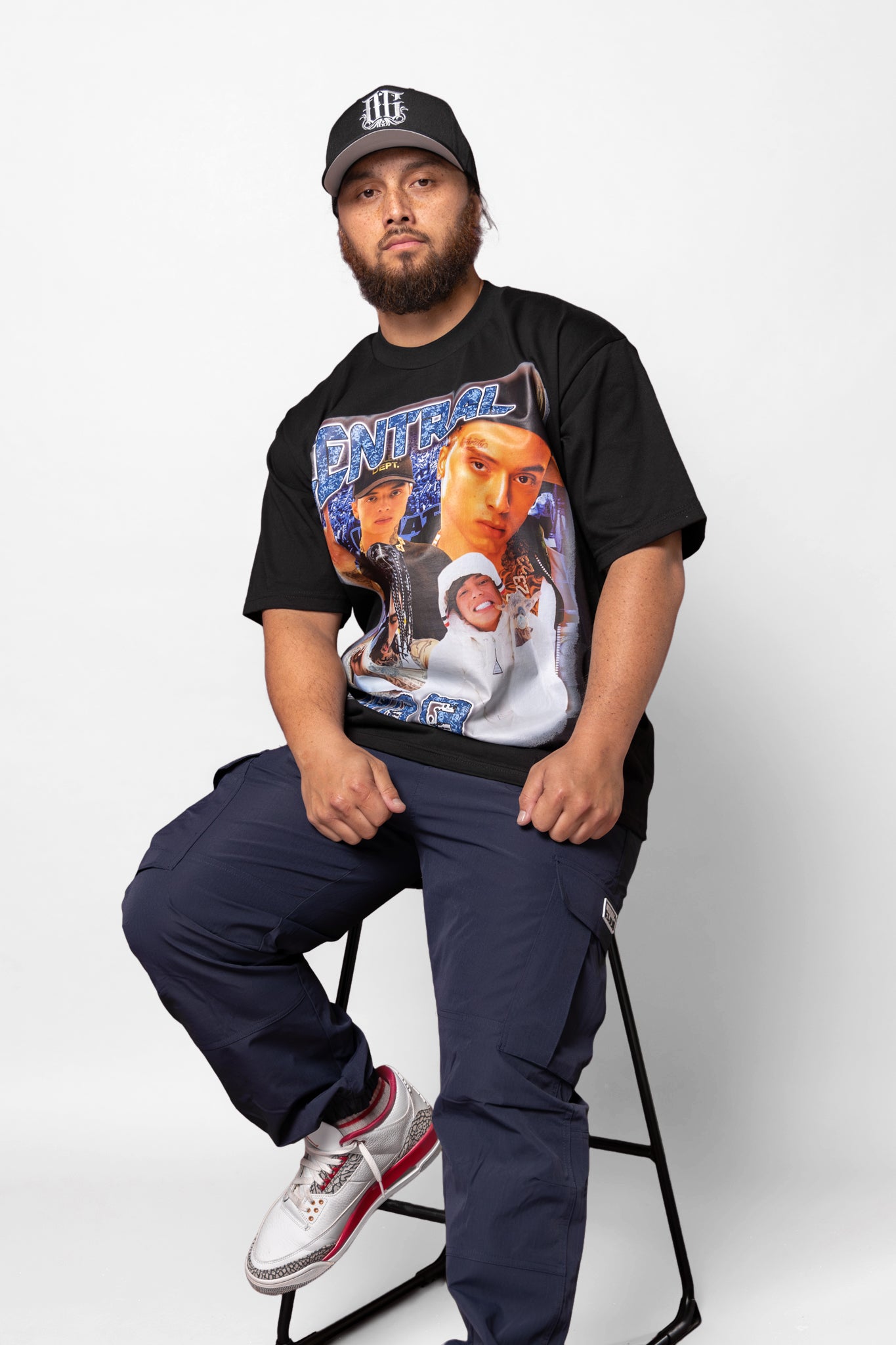 OG Culture X Pro Club Digital Printed Heavyweight Tee - Central Cee