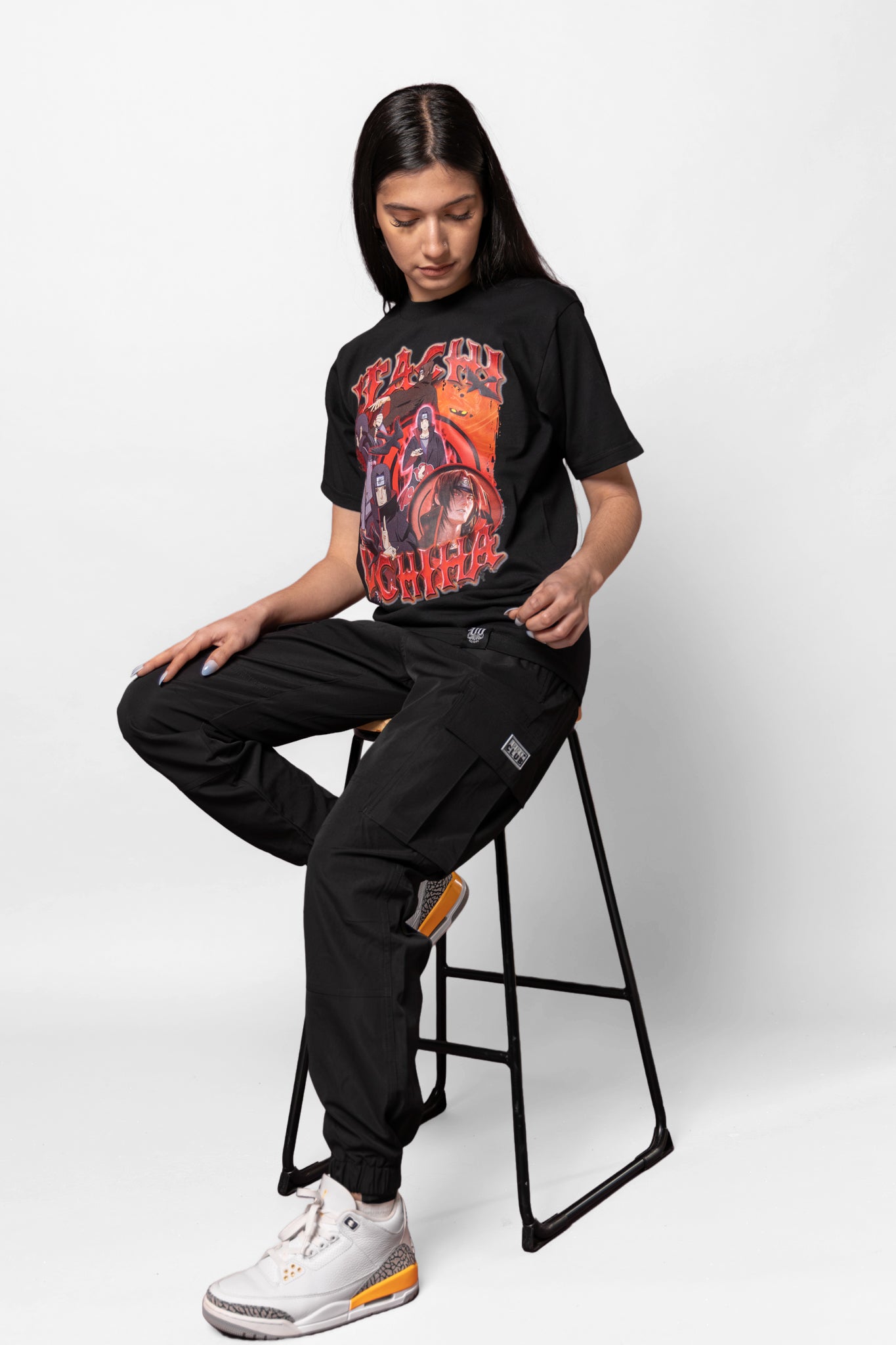 OG Culture X Pro Club Digital Printed Heavyweight Tee - Naruto Itachi Uchha
