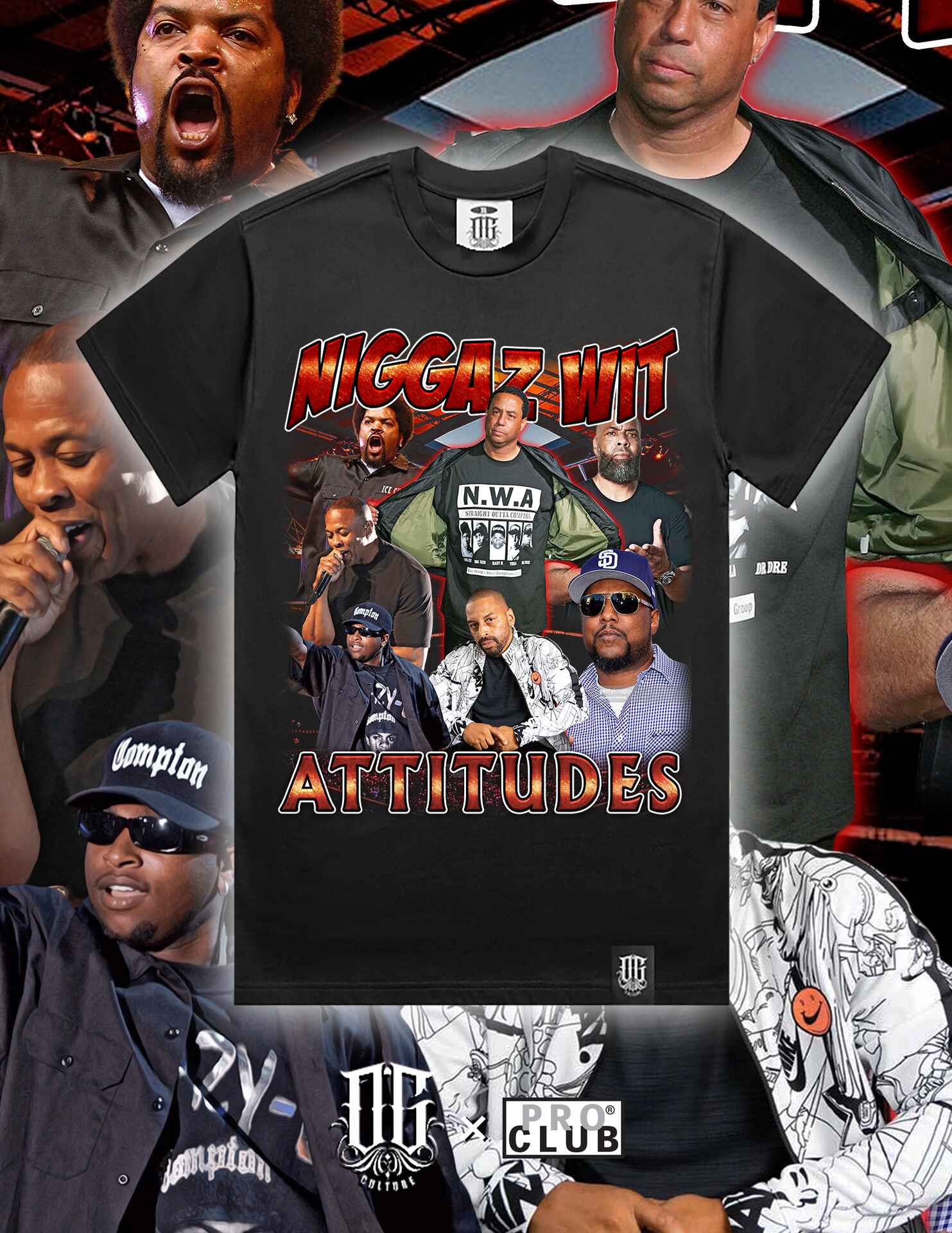 OG Culture Heavyweight Tee - Niggaz Wit Attitudes