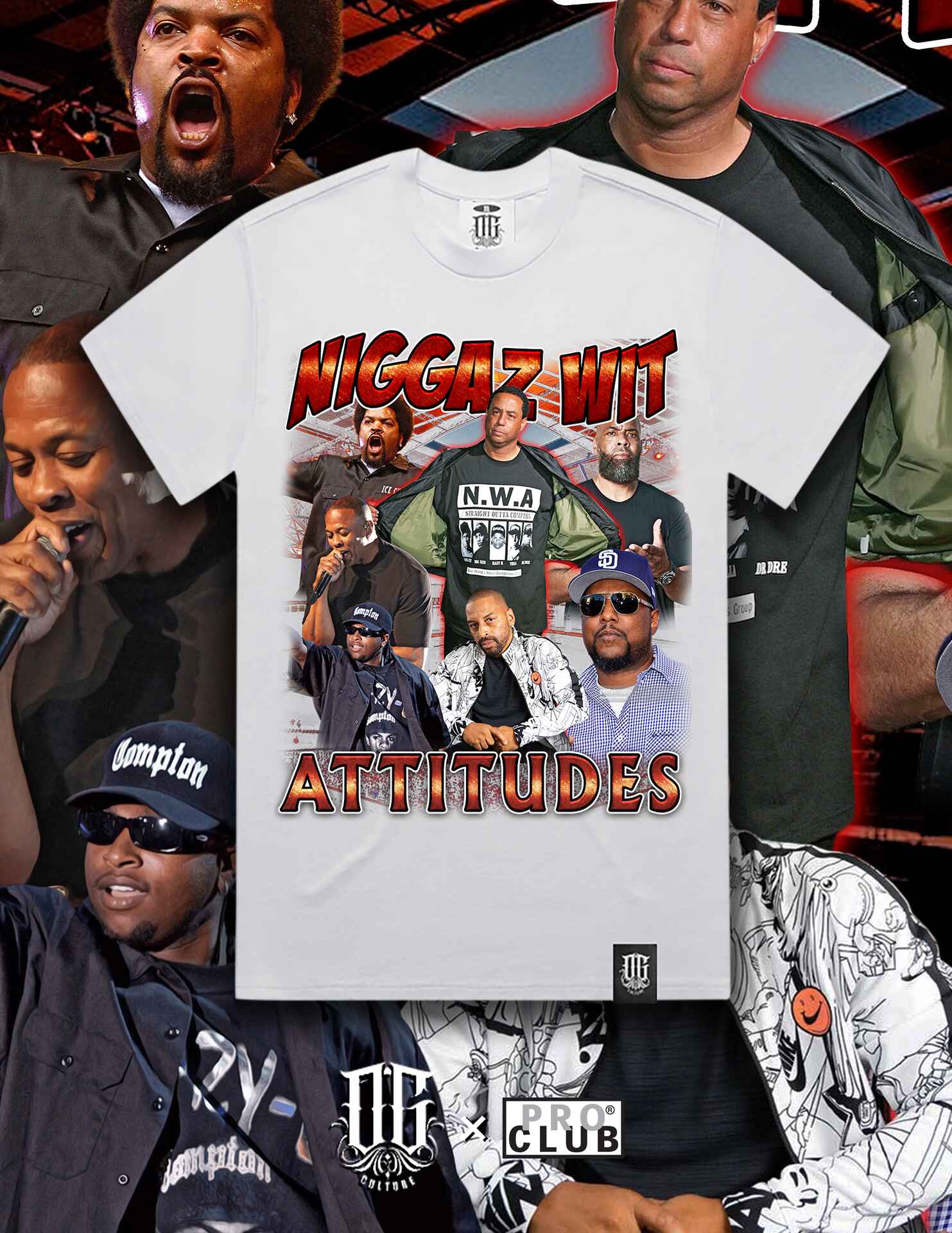 OG Culture Heavyweight Tee - Niggaz Wit Attitudes