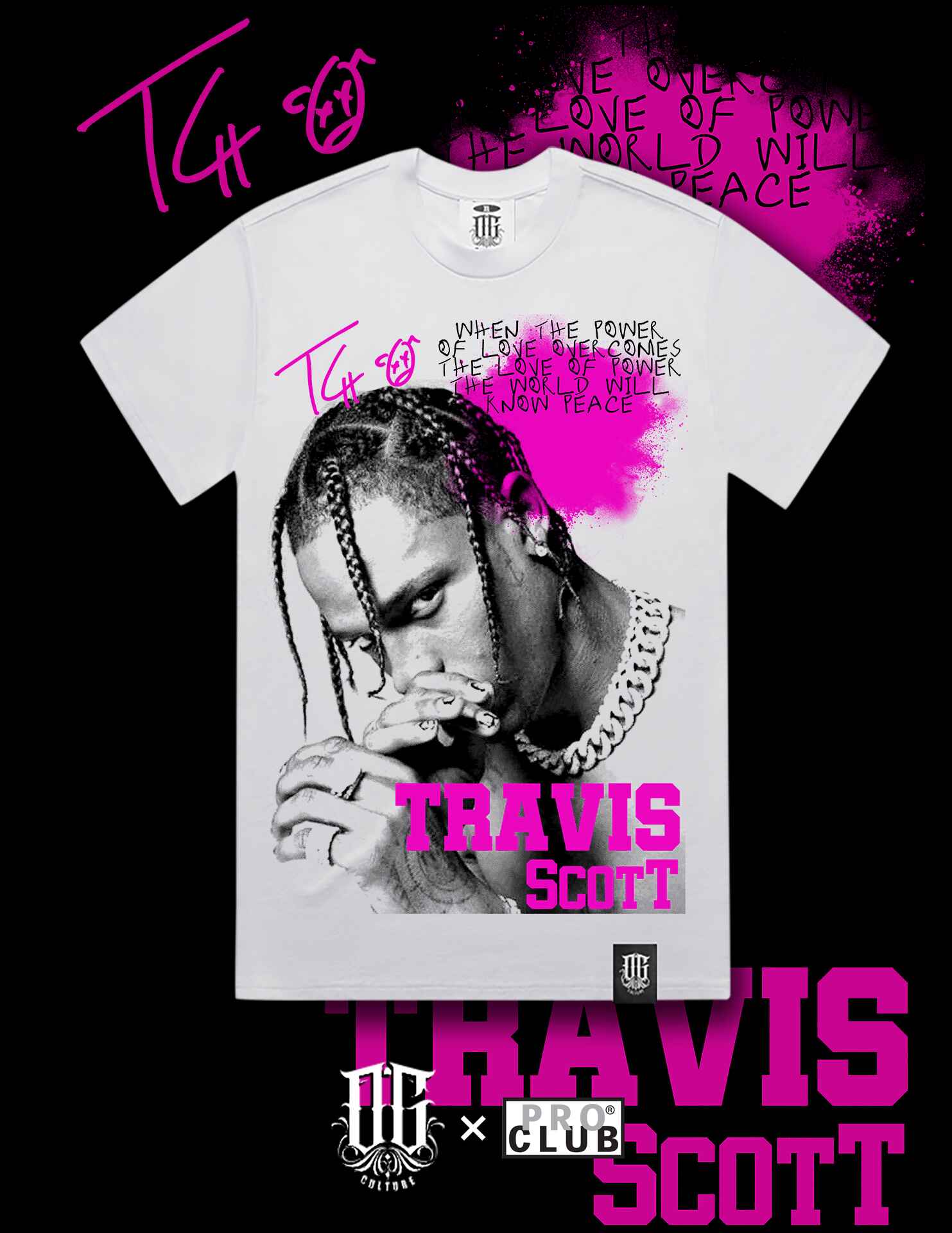 OG Culture Heavyweight Tee - Travis Scott Spray Paint