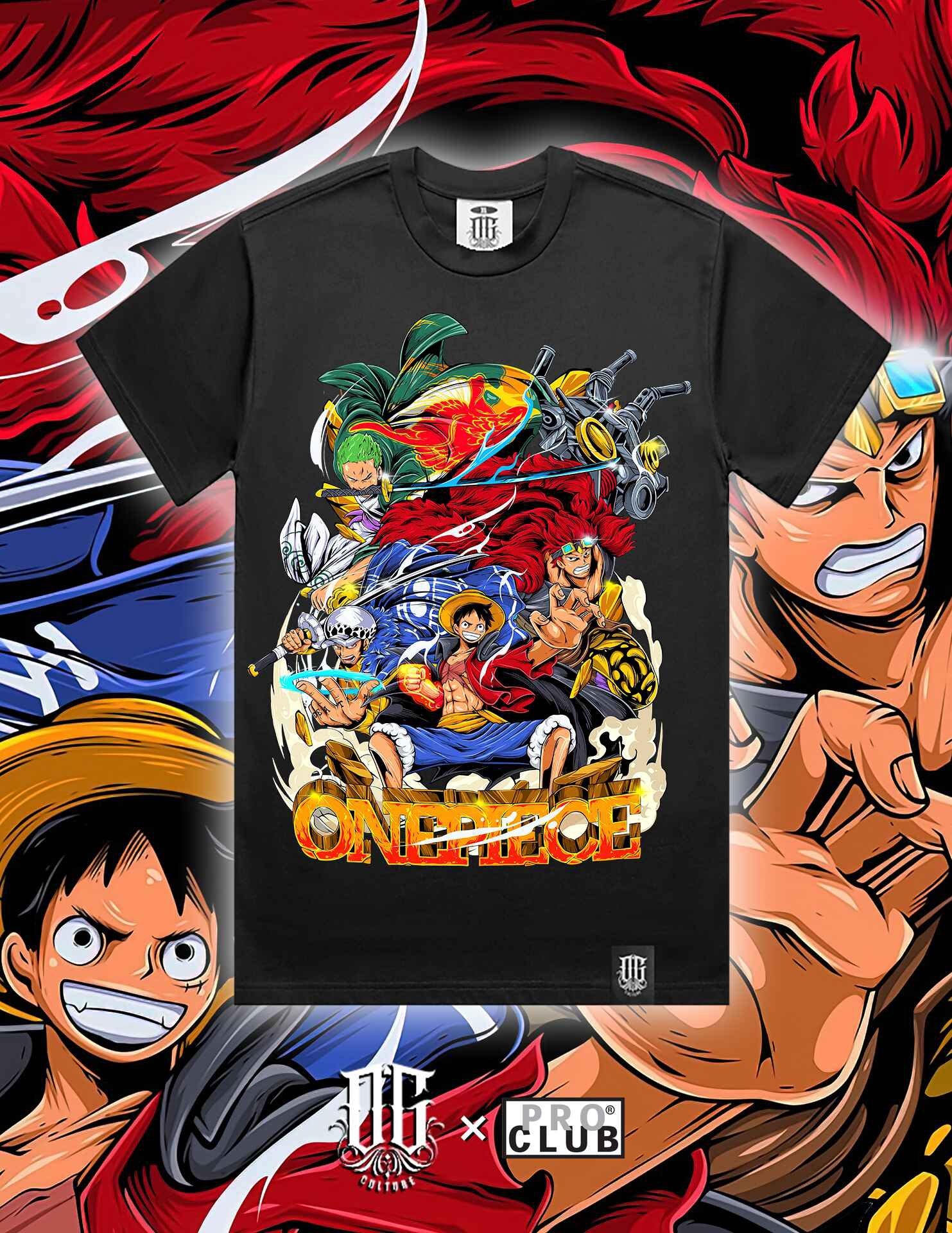 OG Culture X Pro Club Digital Printed Heavyweight Tee - One Piece